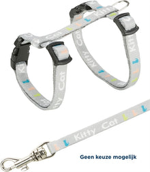 Trixie Kittentuig Junior Met Riem Kitty Cat Assorti 21-33X0,8 Cm / 120 Cm