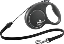 Flexi Rollijn Black Design Cord Zwart  M 5 Mtr Tot 20 Kg