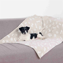 Trixie Hondendeken Kenny Fleece Bot / Pootjes Beige 75X50 Cm