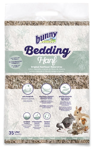 Bunny Nature Bunnybedding Hanf Hennepvezel 35 Ltr