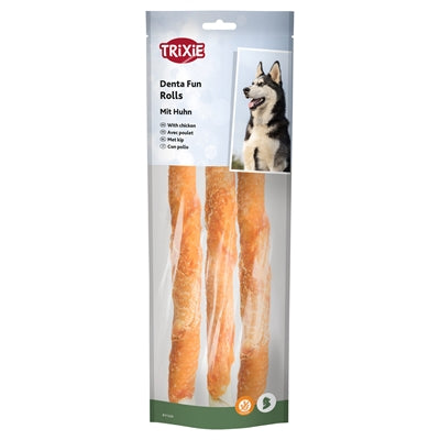Trixie Denta Fun Chicken Chewing Rolls