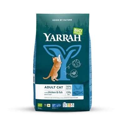 Yarrah Cat Biologische Brokken Vis (Msc) Zonder Toegevoegde Suikers