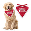 Plenty Gifts Kerst Bandana Santa's Favourite Dog Rood