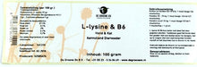 De Groene Os L-Lysine / B6 Hond / Kat 100 Gr