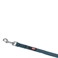 Trixie Hondenriem Sleeplijn Met Rubber Anti Slip Petrol Blauw L/Xl 5 Mtr X 1,7 Cm