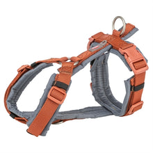 Trixie Hondentuig Premium Trekking Roest Bruin / Grafiet Grijs 32-38X1,3 Cm
