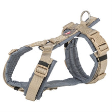 Trixie Hondentuig Premium Trekking Zand Taupe / Grafiet Grijs 32-38X1,3 Cm