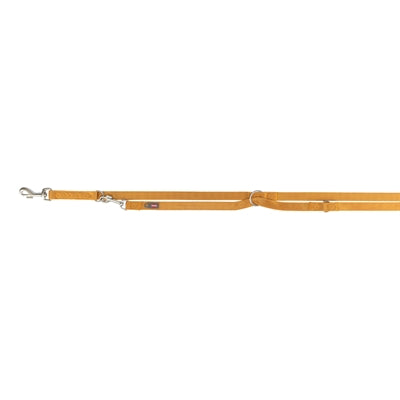 Trixie Hondenriem Premium Verstelbaar Curry Geel 200X2 Cm
