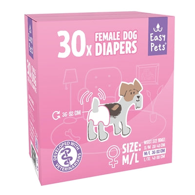 Easypets Hondenluiers Teef Xs/S 30 St