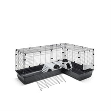Savic Clubix Corner Knaagdierkooi Zwart 146,5/100X50X63,5 Cm
