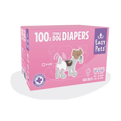 Easypets Hondenluiers Teef Xs/S 30 St