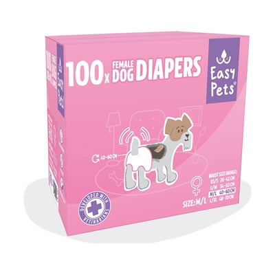 Easypets Hondenluiers Teef Xs/S 30 St
