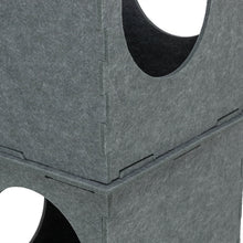 Trixie Kattenhuis Toren Nele Vilt Grijs 38X38X105 Cm