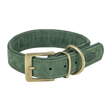 Trixie Halsband Hond Pure Leer Saliegroen Xs 25-31X2,5 Cm