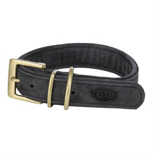 Trixie Halsband Hond Pure Leer Zwart Xs-S 27-34X2,5 Cm