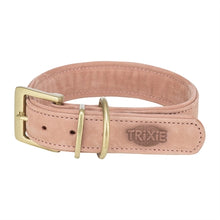 Trixie Halsband Hond Pure Leer Roze Xs-S 27-34X2,5 Cm