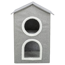 Trixie Kattenmand / Kattenhuis Nora Soft 2 Verdriepingen Lichtgrijs 47X47X67 Cm