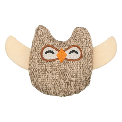 Trixie Uil Stof / Pluche Met Kattenkruid / Catnip Beige