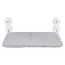 Trixie Hangmat Voor Aan Raam Opvouwbaar Pluche / Mesh Wit / Grijs 58X34 Cm