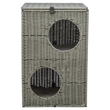 Trixie Kattenmand Amalia Hoekig Polyrattan Grijs 37X35X57 Cm