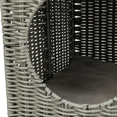 Trixie Kattenmand Amalia Hoekig Polyrattan Grijs 37X35X57 Cm