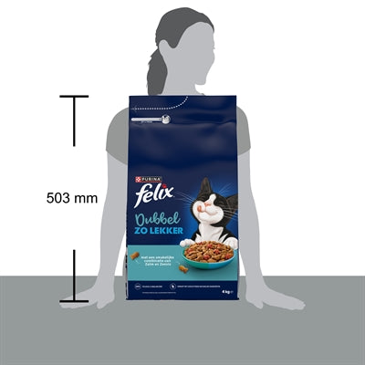 Felix Droog Dubbel Zo Lekker Zalm / Vis / Rode Biet 4 Kg