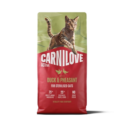 Carnilove Active Adult Sterilised All Breeds Duck / Pheasant 400 Gr