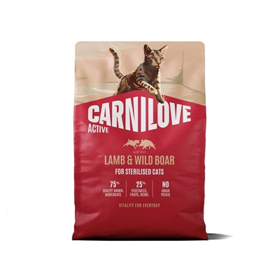 Carnilove Active Adult Sterilised All Breeds Lamb / Wild Boar 6 Kg
