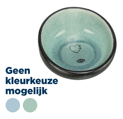 Trixie Voerbak / Drinkbak Keramiek Assorti 12X12X3,5 Cm