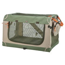 Trixie Kennel Comfy Bench Stof / Reismand Olijfgroen / Beige 52X85,5X49,5 Cm
