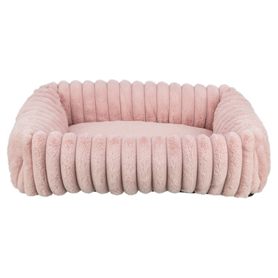 Trixie Hondenmand Lonni Hoekig Ribfluweel Roze 80X60 Cm