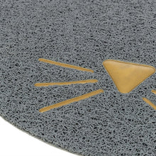 Trixie Kattenbakmat Kattenkop Pvc Lichtgrijs 42X40 Cm