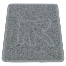 Trixie Kattenbakmat Kattensilhouet Pvc Lichtgrijs 48X35 Cm