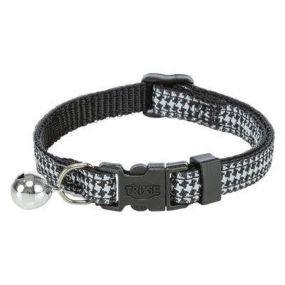 Trixie Kattenhalsband Hanenpoot Motief Assorti 20-30X1 Cm