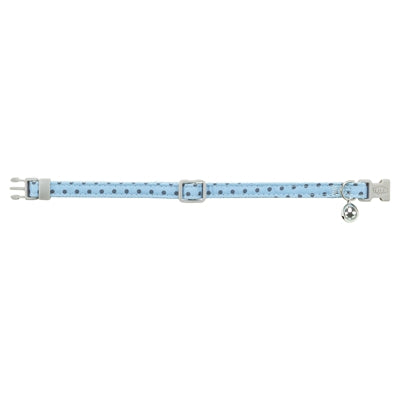 Trixie Kattenhalsband Stippen Motief Blauw 20-30X1 Cm