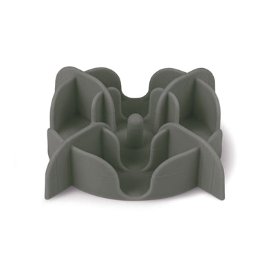 Zolux Slowfeeder / Inzet Stuk Voor Voerbak Silicone Grijs 17,5X17,5X4,5 Cm