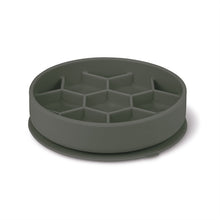 Zolux Voebrak Hond Slow Feed Met Zuignappen Silicone Grijs 16X16X4,5 Cm