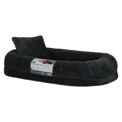 Zolux Expert Hondenmand Gaia Met Kussentje Ovaal Grijs 110X60,5X17 Cm