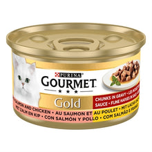 Gourmet Gold Fijne Hapjes Zalm / Kip 24X85 Gr